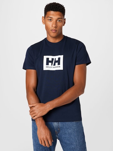 Tricou de la HELLY HANSEN pe albastru: față