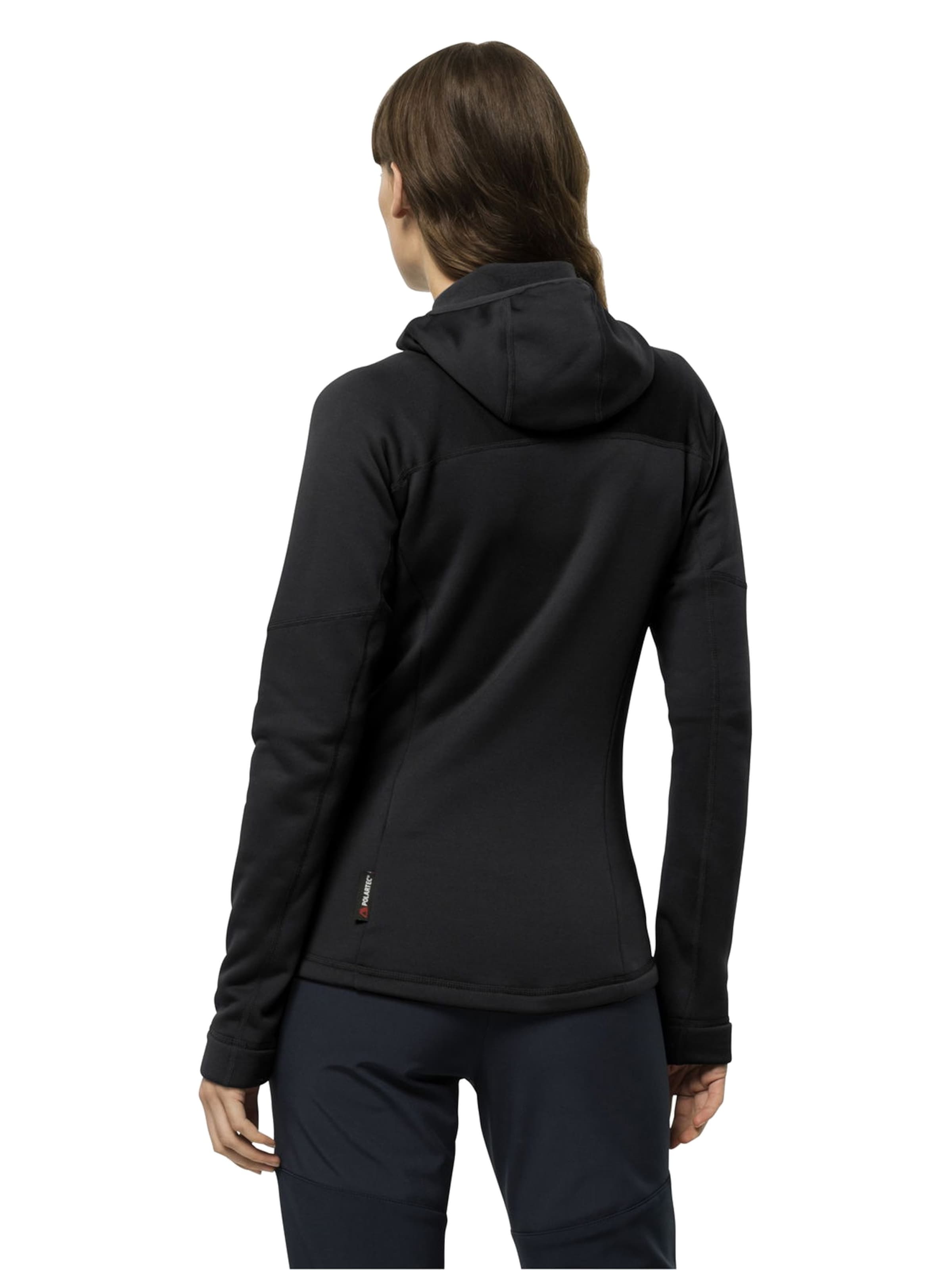 JACK WOLFSKIN Funktionsfleecejacke‌‌‌‌‌ in Schwarz