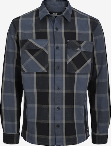 R.D.D. ROYAL DENIM DIVISION Button Up Shirt in Grey: front