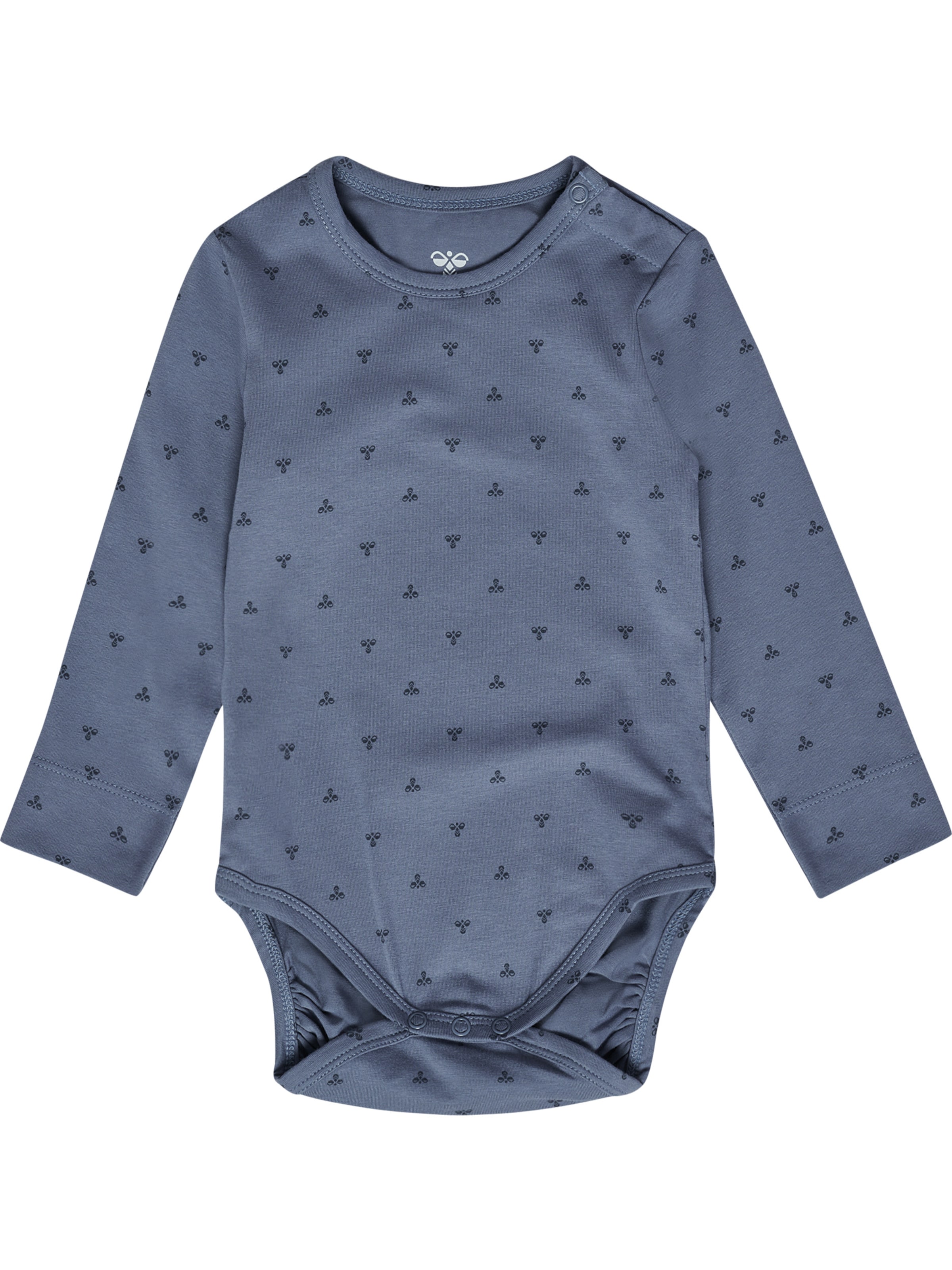Hummel Body 'Bee' in Blau: Vorderseite
