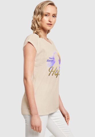 ABSOLUTE CULT T-Shirt 'Wish - Gradient There Is Always Hope' in Beige