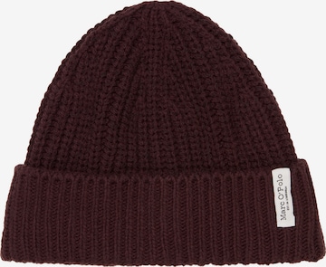 Marc O'Polo Muts in Rood: voorkant