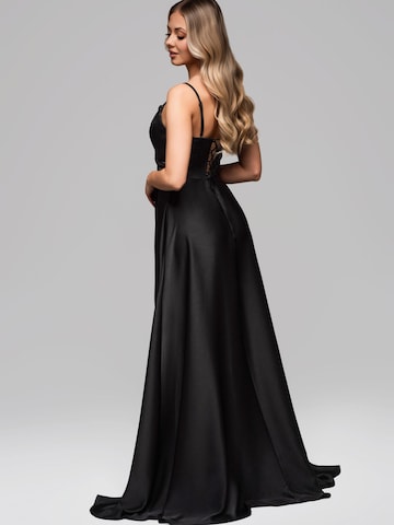 Ombre Abendkleid‌ in Schwarz