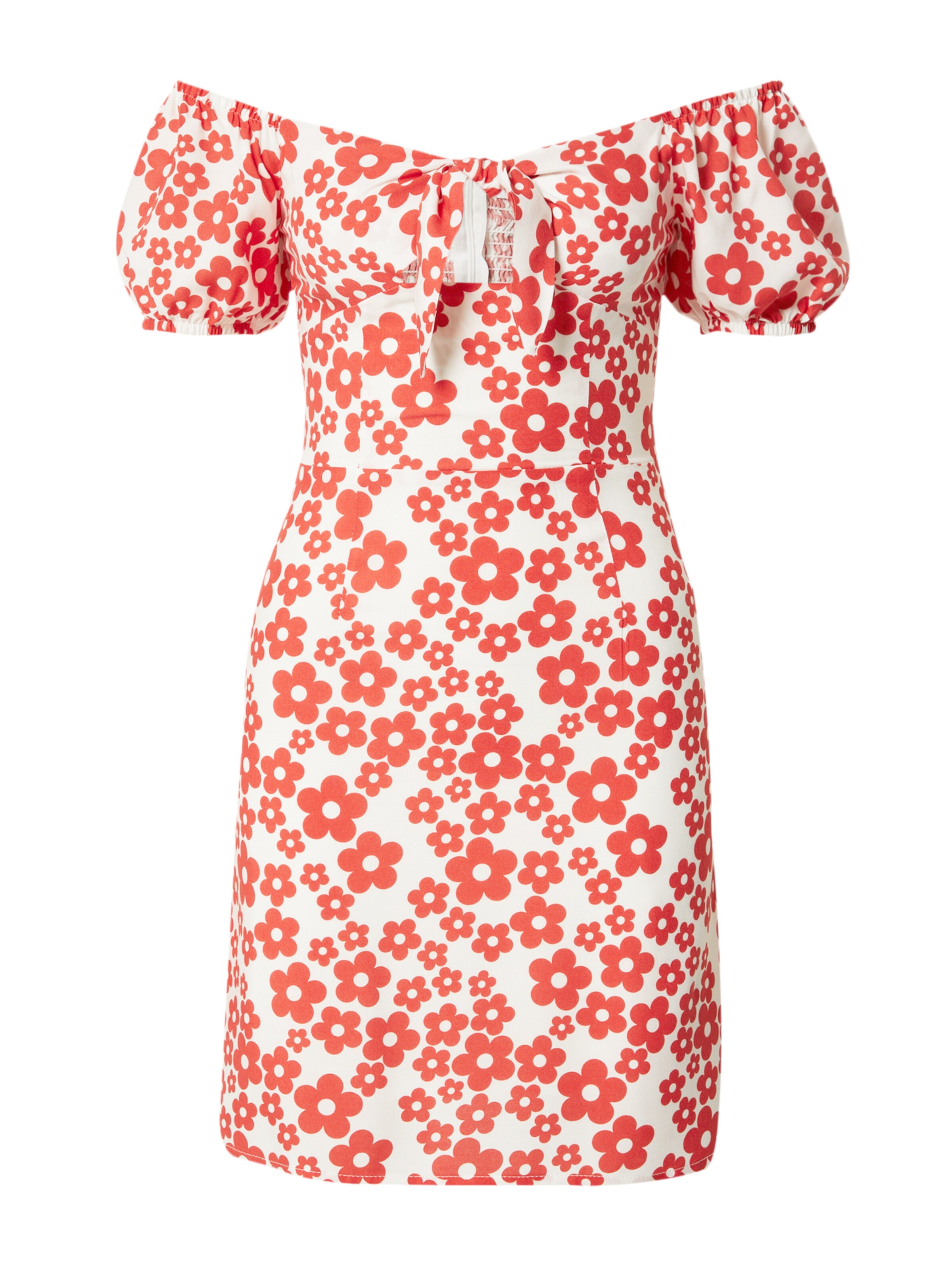 Vasarinė suknelė iš GLAMOROUS, spalva – raudona / balta, Prekių apžvalga