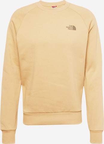 THE NORTH FACE Sweatshirt 'REDBOX' in Beige: front