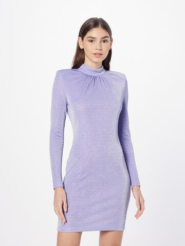 Karl Lagerfeld - Vestido em roxo: frente