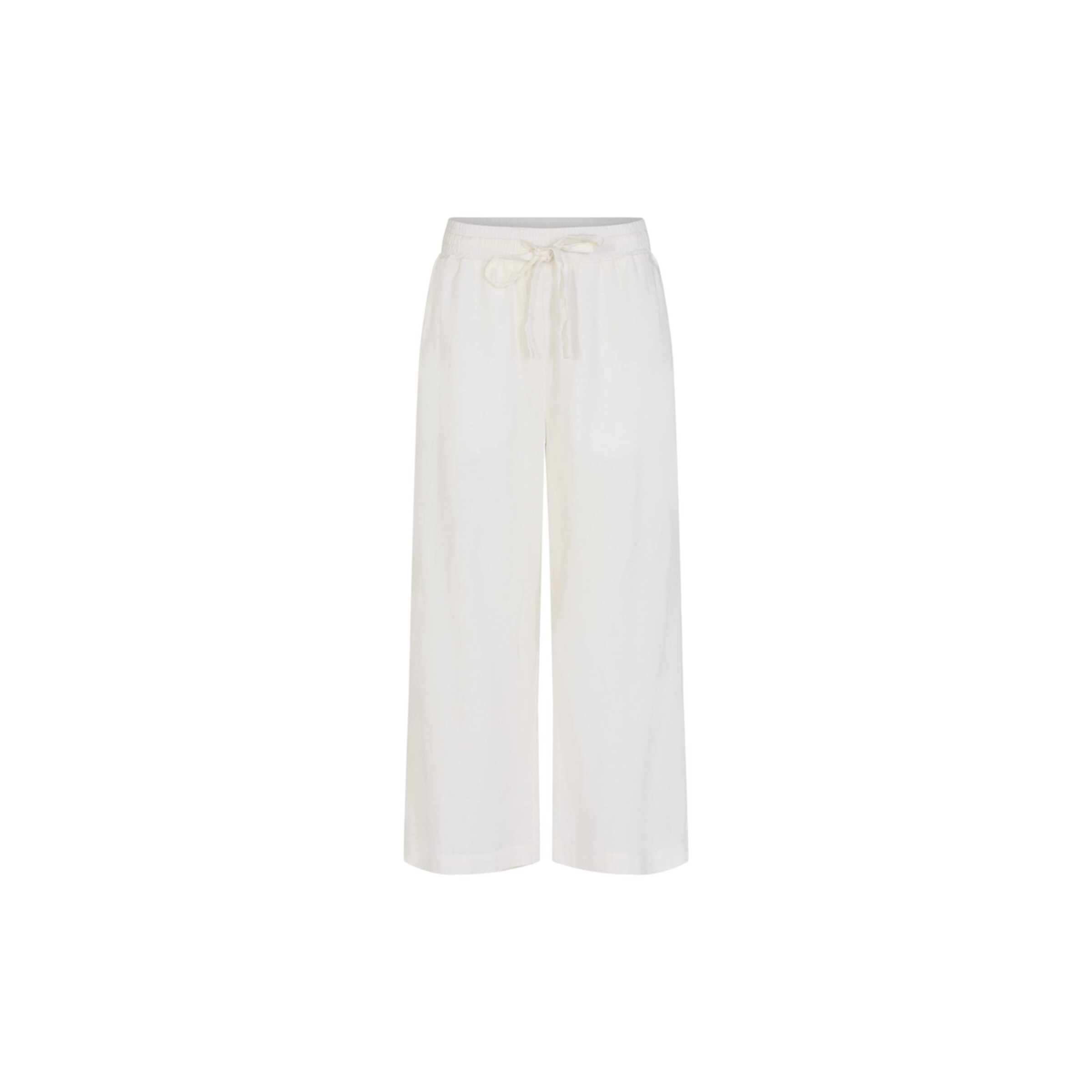 Soyaconcept - Pierna ancha Pantalón plisado 'Ina' en blanco: frente