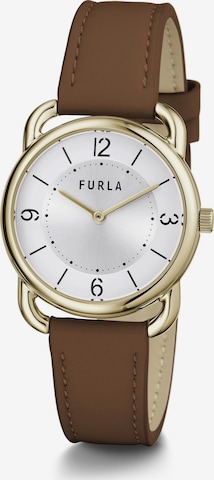 FURLA Analoog horloge 'New Sleek' in Bruin