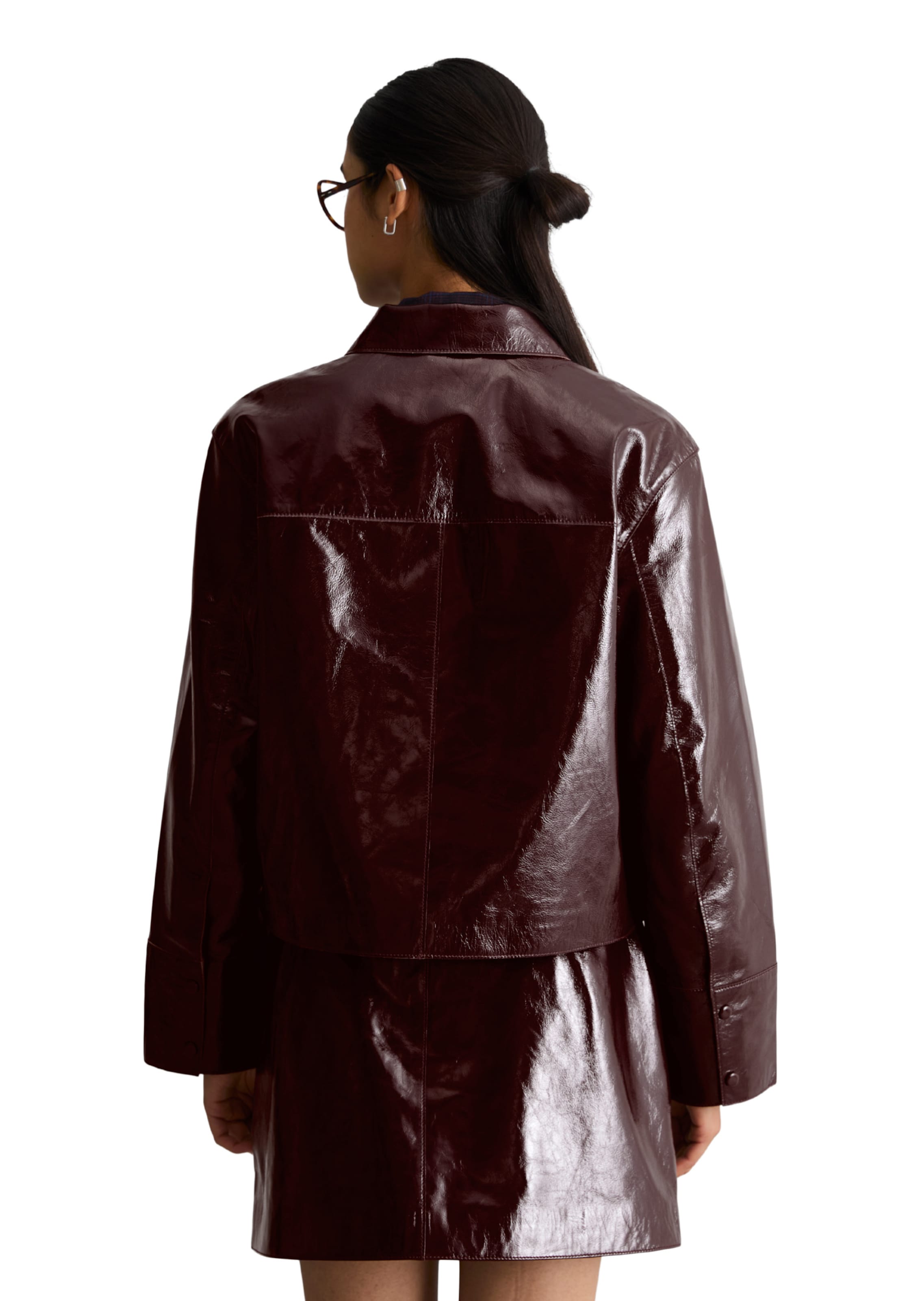 Marc O'Polo DENIM Between-season jacket in Red: back