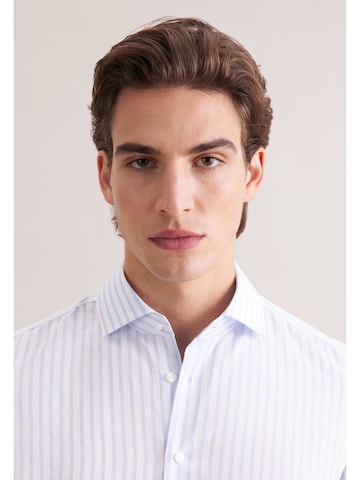 SEIDENSTICKER Slim fit Zakelijk overhemd in Blauw