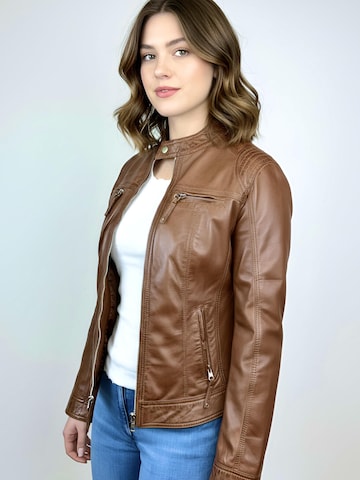 Veste mi-saison 'Kiki' CABRINI en marron : devant