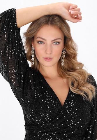 faina Cocktail Dress in Black