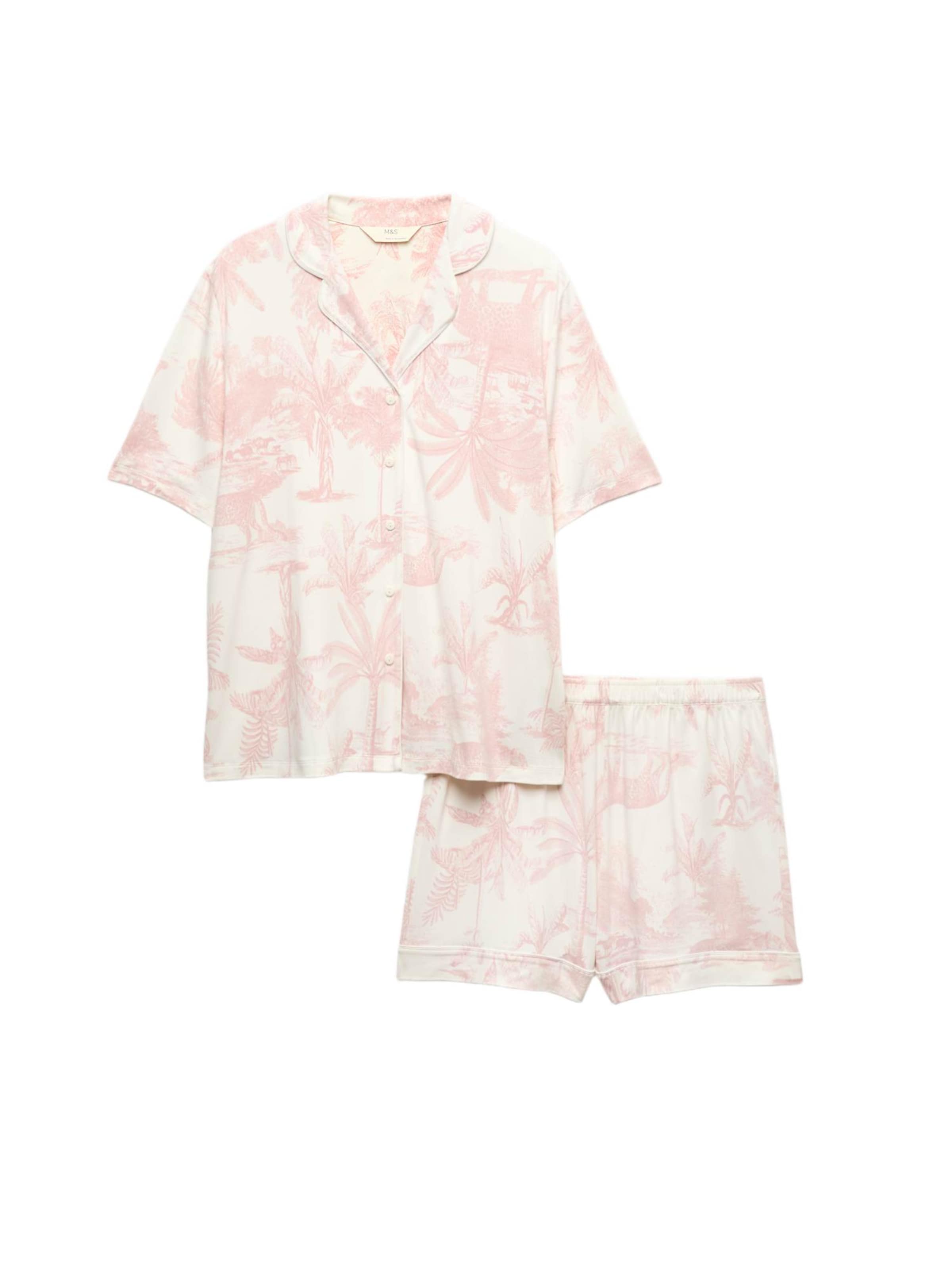 Marks & Spencer Pyjama in Beige: voorkant
