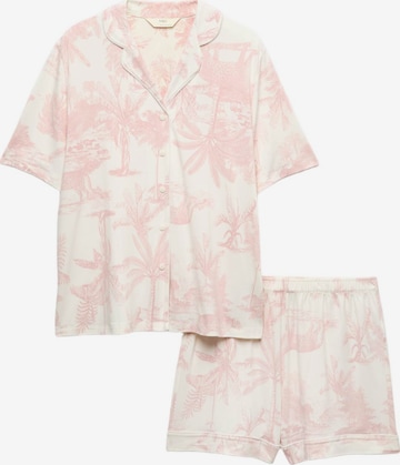 Pyjama Marks & Spencer en beige : devant