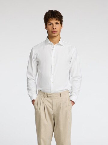 SELECTED HOMME Slim fit Overhemd 'SLHLux' in Wit: voorkant