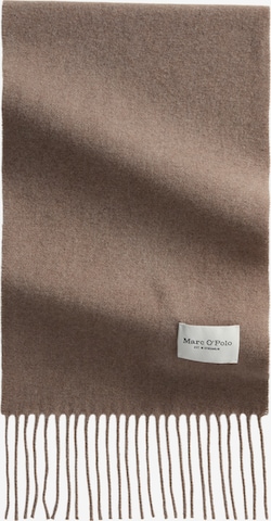 Écharpe Marc O'Polo en marron : devant
