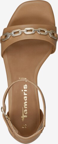 TAMARIS Sandalen met riem in Beige