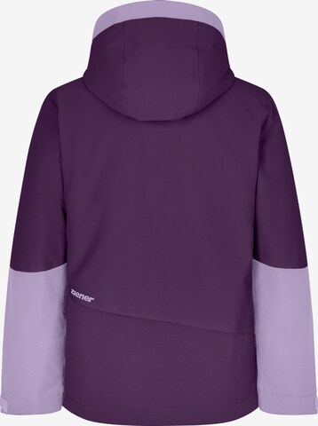 ZIENER Athletic Jacket 'AVAK' in Purple
