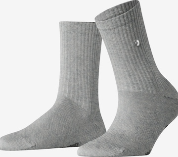 BURLINGTON Socks 'Fleet Street' in Grey: front