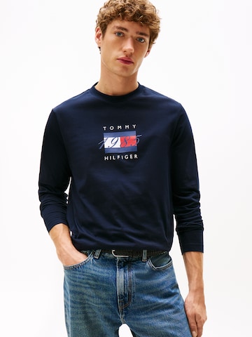 TOMMY HILFIGER Тениска в синьо: отпред