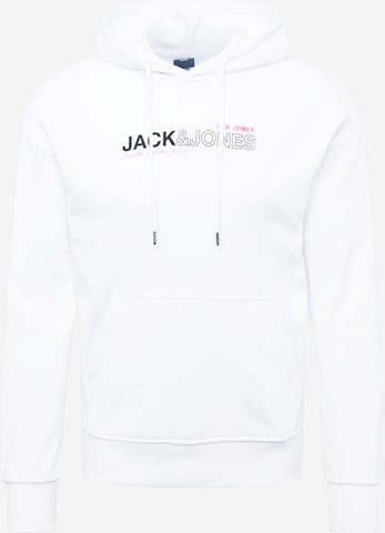 JACK & JONES Mikina 'VISION' – bílá: přední strana