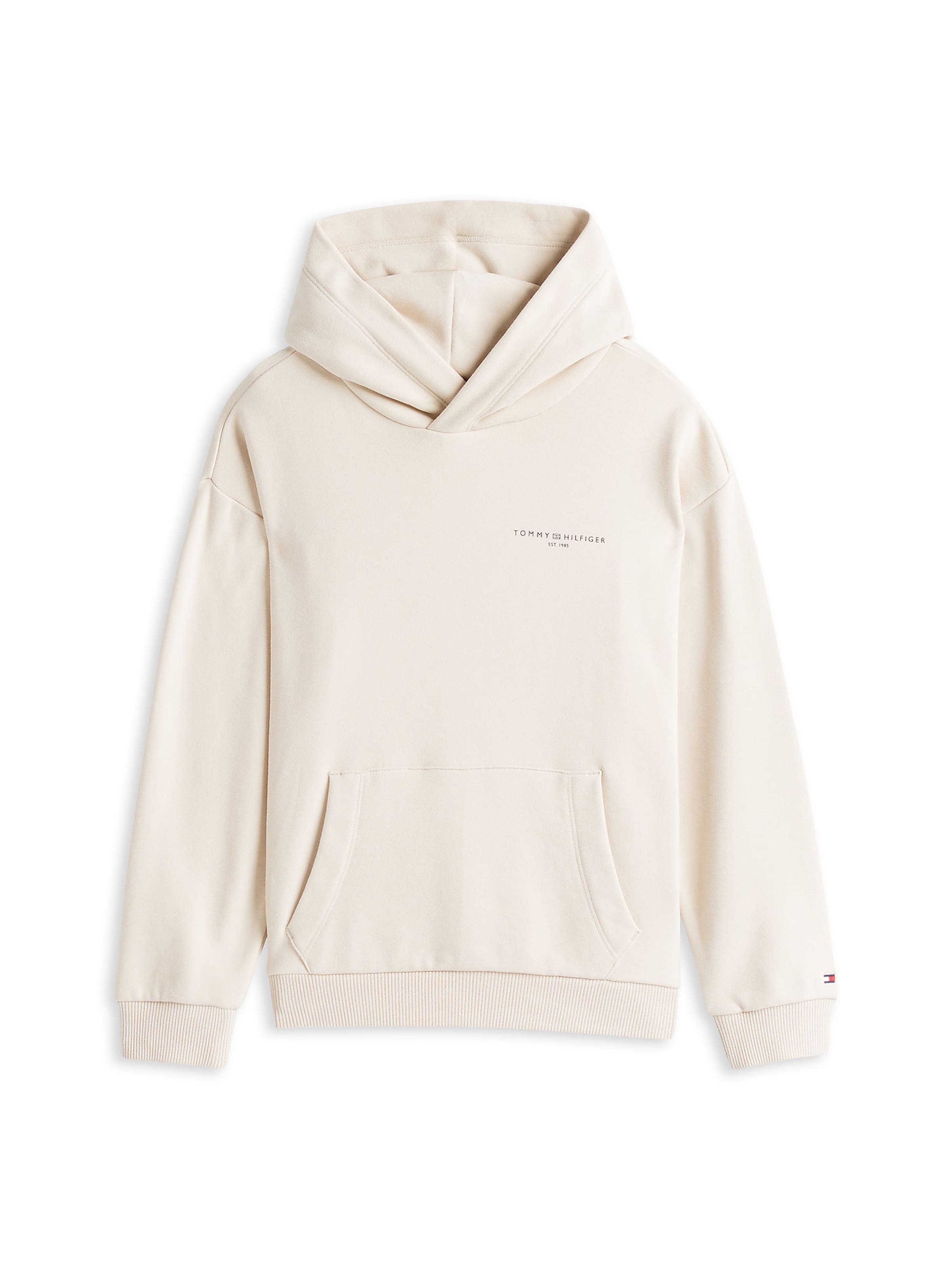 Sweat TOMMY HILFIGER en beige : devant