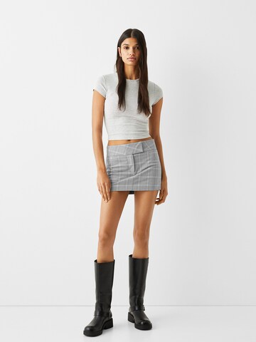 Bershka Skirt in Grey