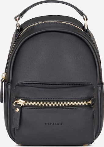 Expatrié Backpack 'Pauline' in Black: front