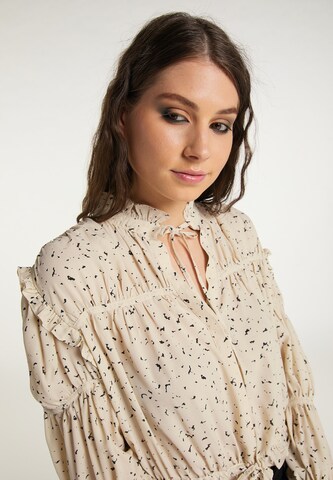myMo ROCKS Bluse in Beige