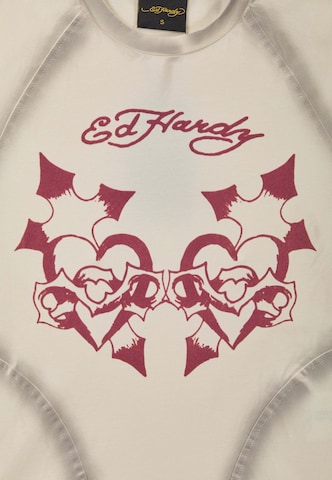 T-shirt Ed Hardy en beige