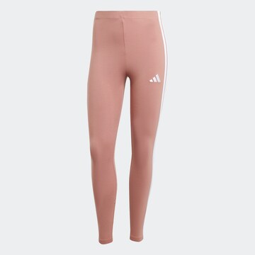 ADIDAS SPORTSWEAR Skinny Workout Pants 'Essentials' in Pink: front