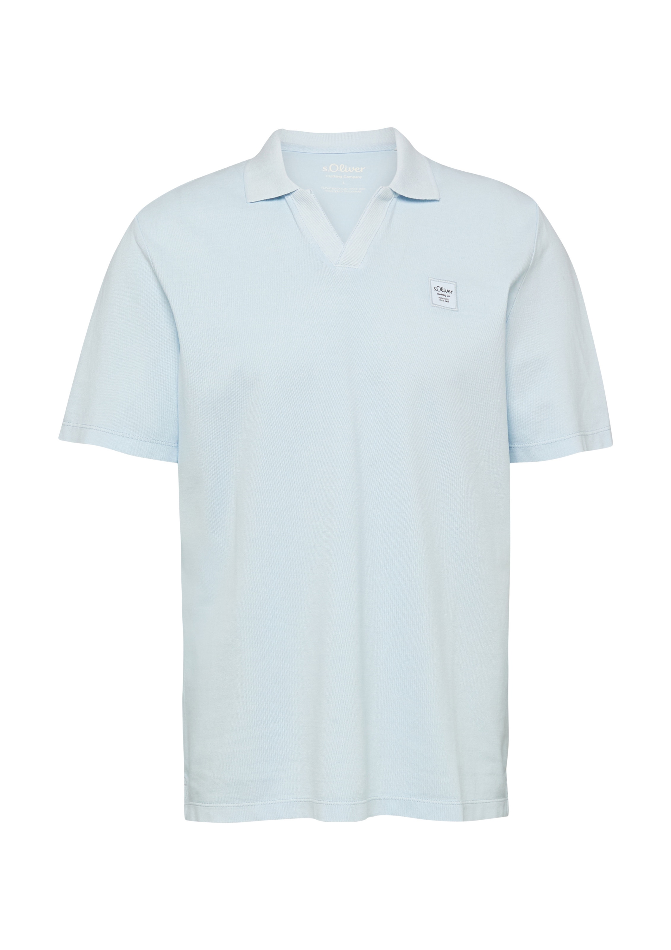 s.Oliver Poloshirt in Blau: Vorderseite