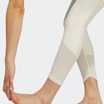 Skinny Pantaloni sportivi di ADIDAS SPORTSWEAR in bianco