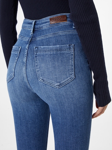 ONLY Skinny Jeans 'Mila' in Blauw