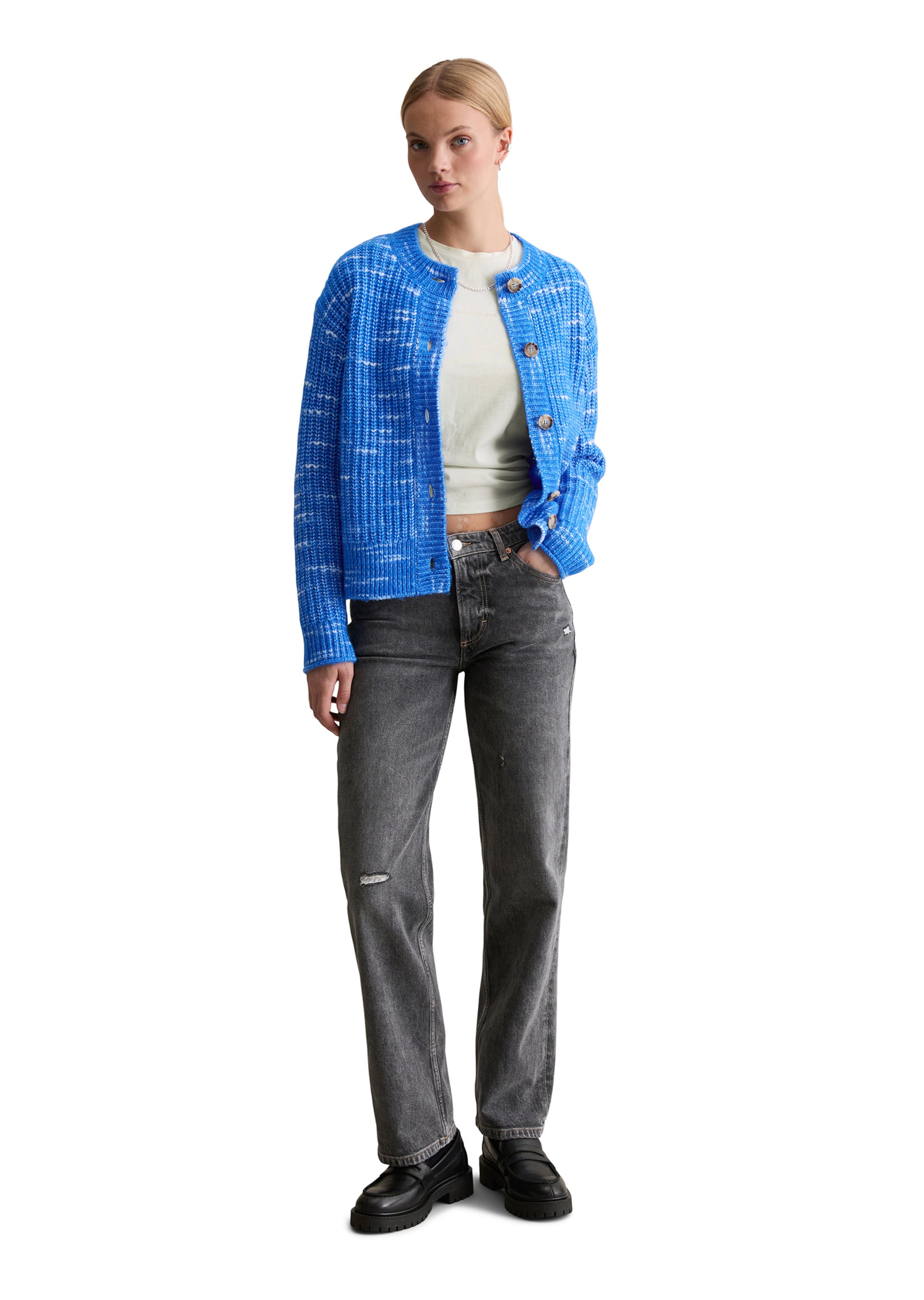Marc O'Polo DENIM Strickjacke in Blau