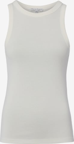 Marie Lund Top in White: front