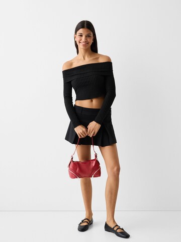 Sac bandoulière Bershka en rouge