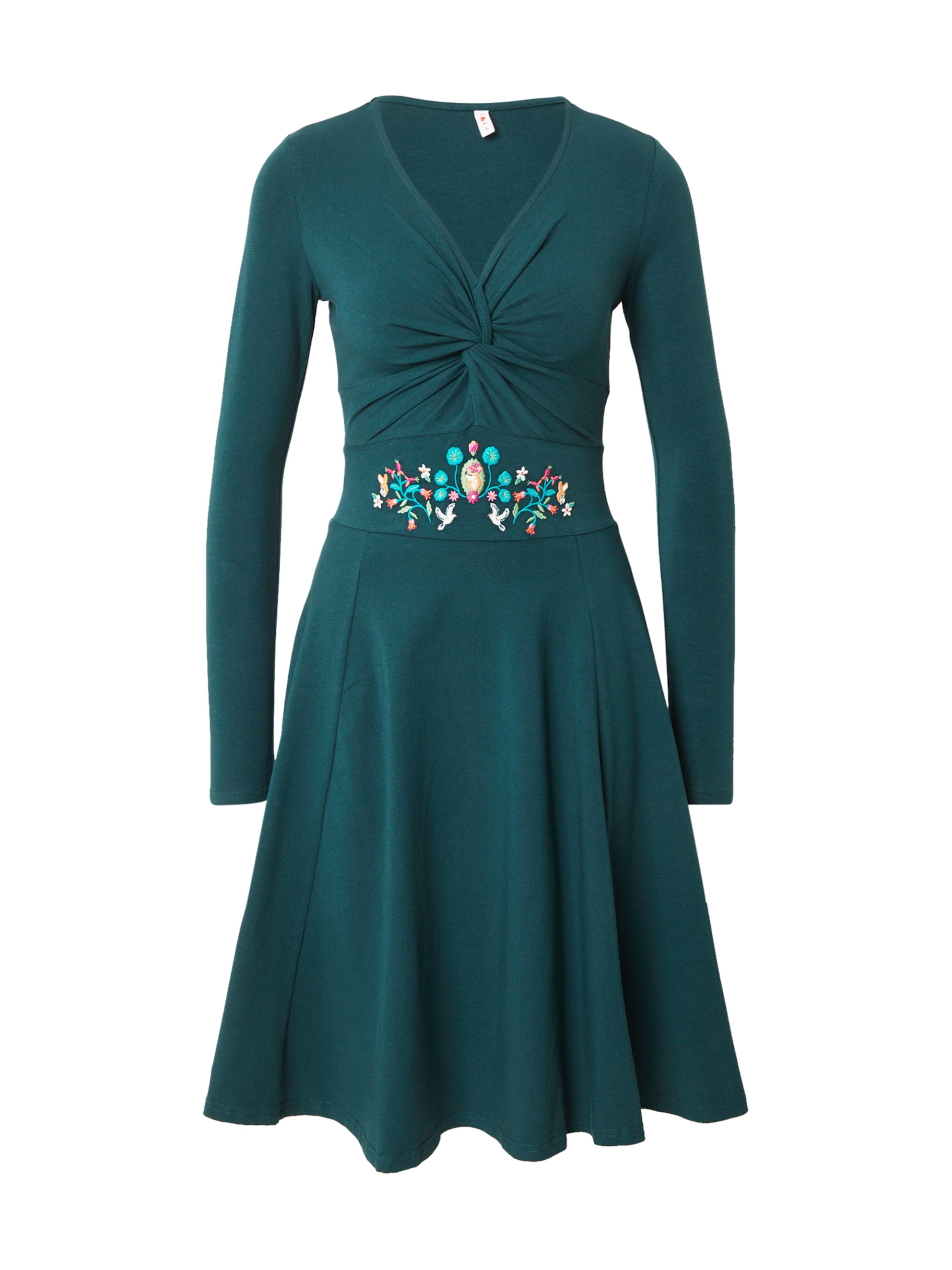 Blutsgeschwister Šaty 'Hot Knot' – zelená: přední strana