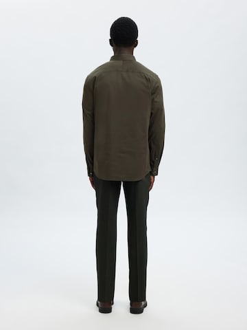 Coupe slim Chemise SELECTED HOMME en vert