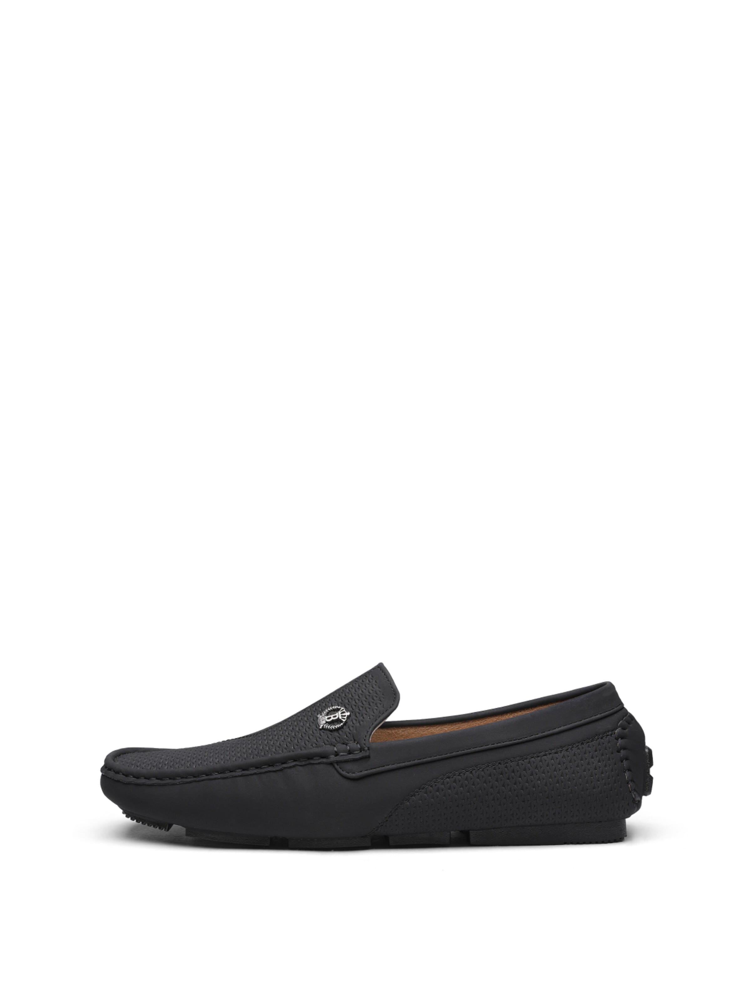 Mocassino 'Bruno Marc Herren Klassische Mokassins Flache Slipper Slip on Penny Loafer Weich Comfort Schuhs' di Bruno Marc in nero