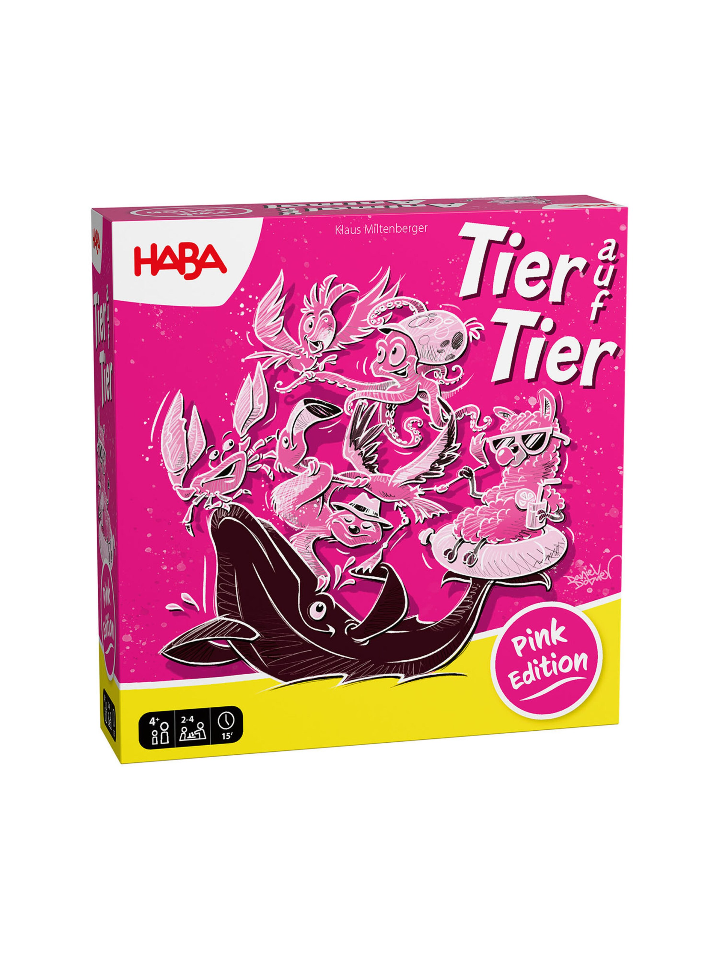 Jeux 'Tier auf Tier Pink Edition' HABA en mélange de couleurs : devant