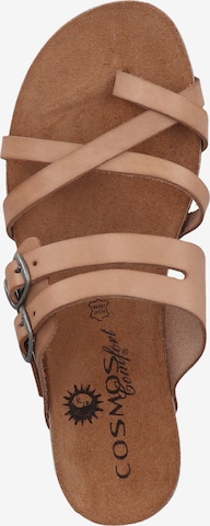 COSMOS COMFORT T-Bar Sandals in Beige