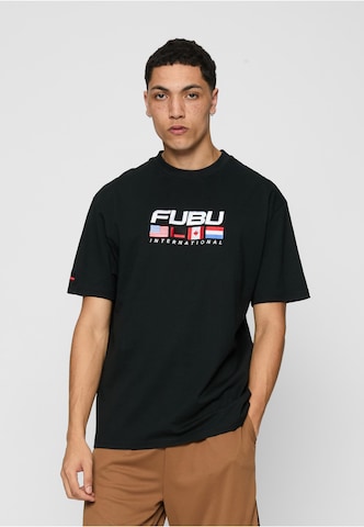 T-Shirt 'Corporate Intnl' FUBU en noir : devant