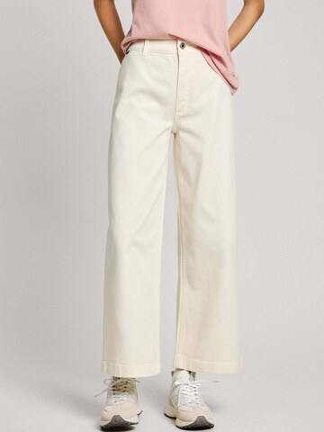 Pepe Jeans Wide leg Trousers 'Tania' in White: front