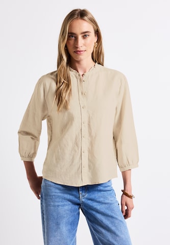 Camicia da donna di STREET ONE in beige: frontale