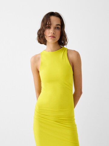 Bershka Kleid in Gelb