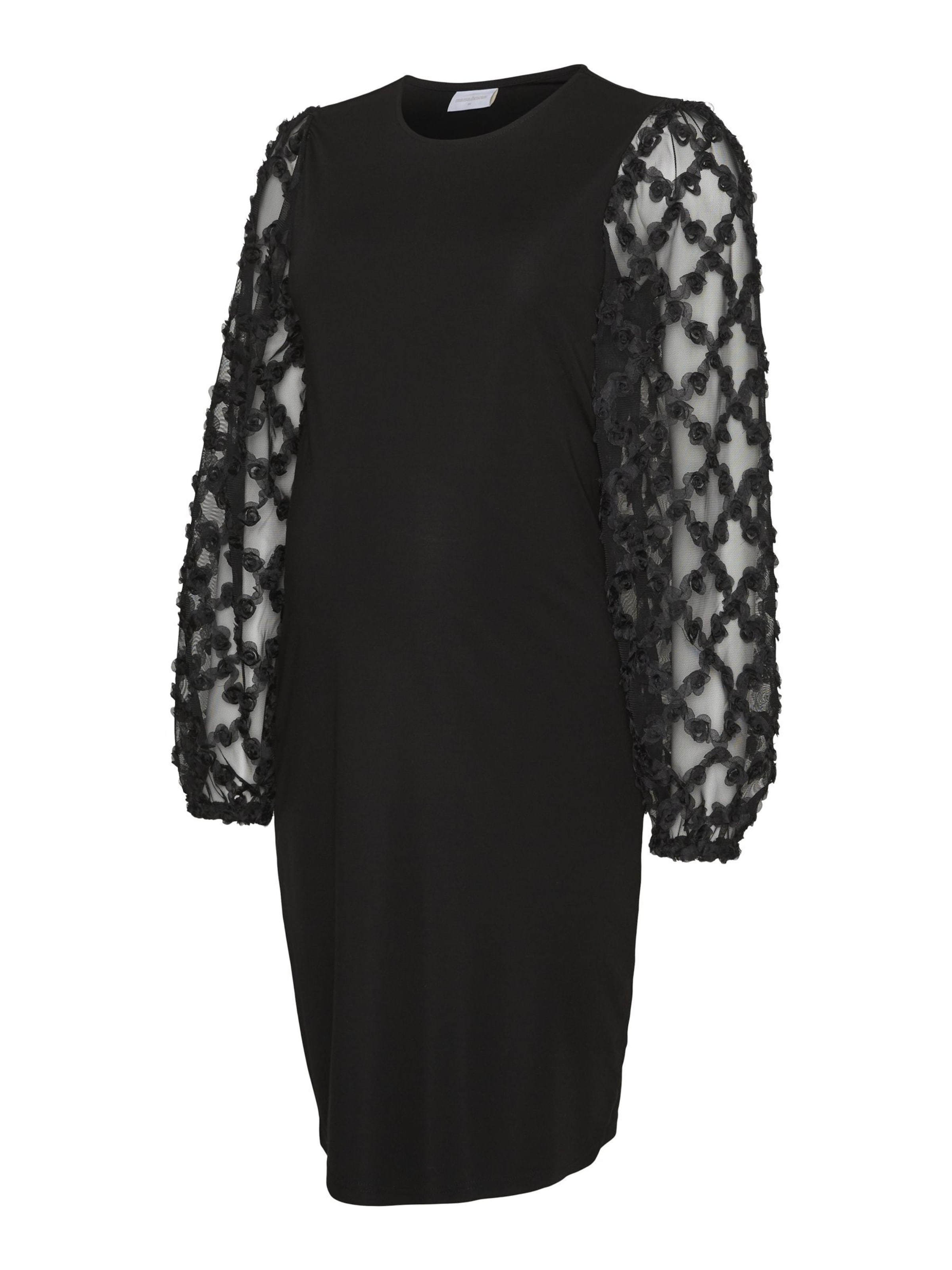 MAMALICIOUS Kleid 'MLPaula' in Schwarz: Vorderseite