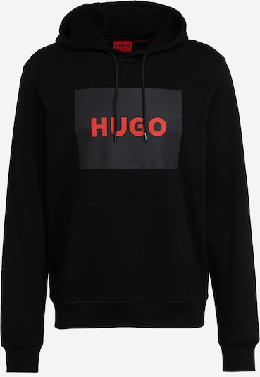 HUGO Red Sweatshirt 'Duratschi' i rød / sort, Produktvisning