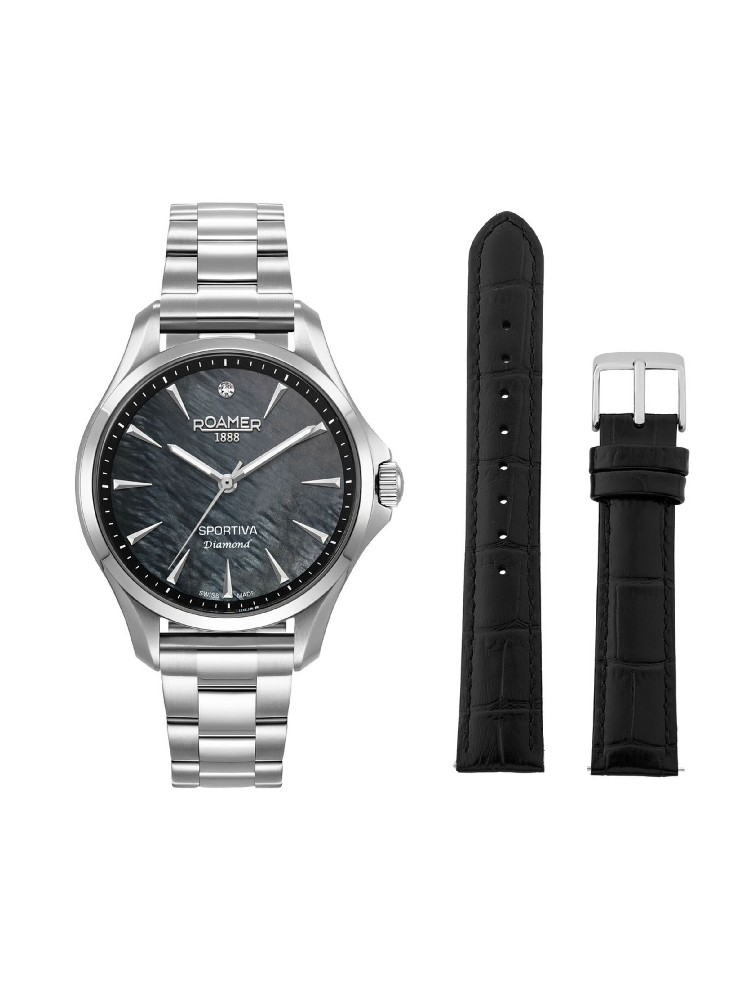 Montre à affichage analogique 'Sportiva' Roamer en noir : devant