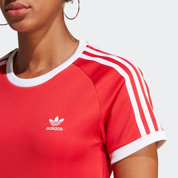 ADIDAS ORIGINALS Shirt 'Adicolor Classics  3-Stripes' in Red